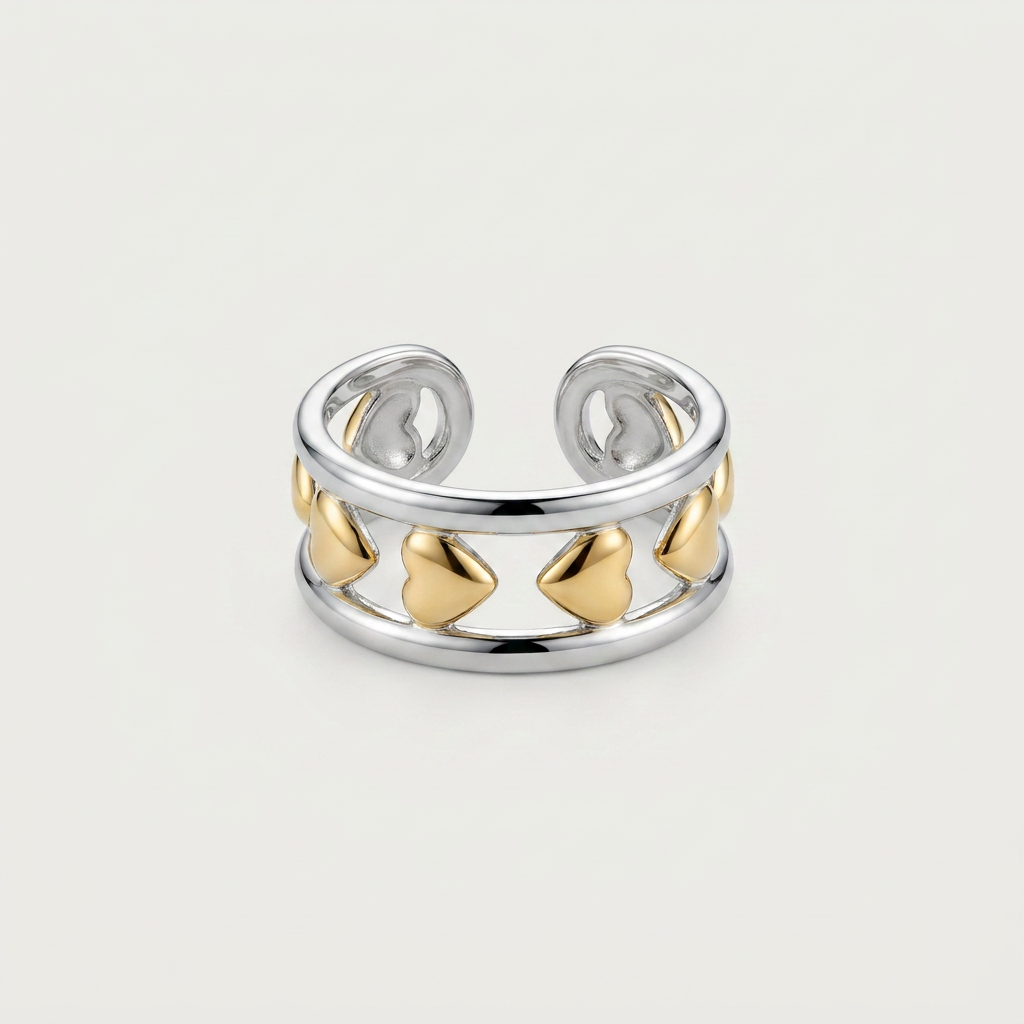 Anillo Corazones