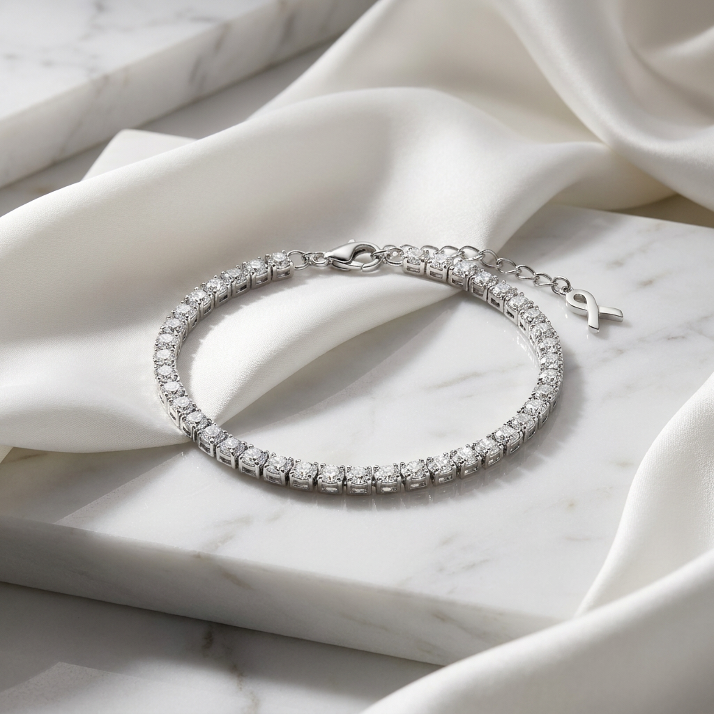 Pulsera Tenis Blanca