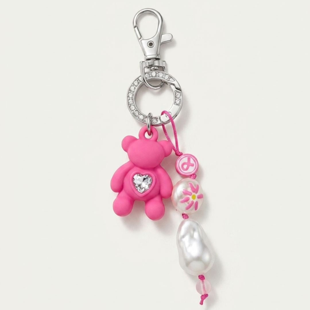 Colgante Osito Rosa