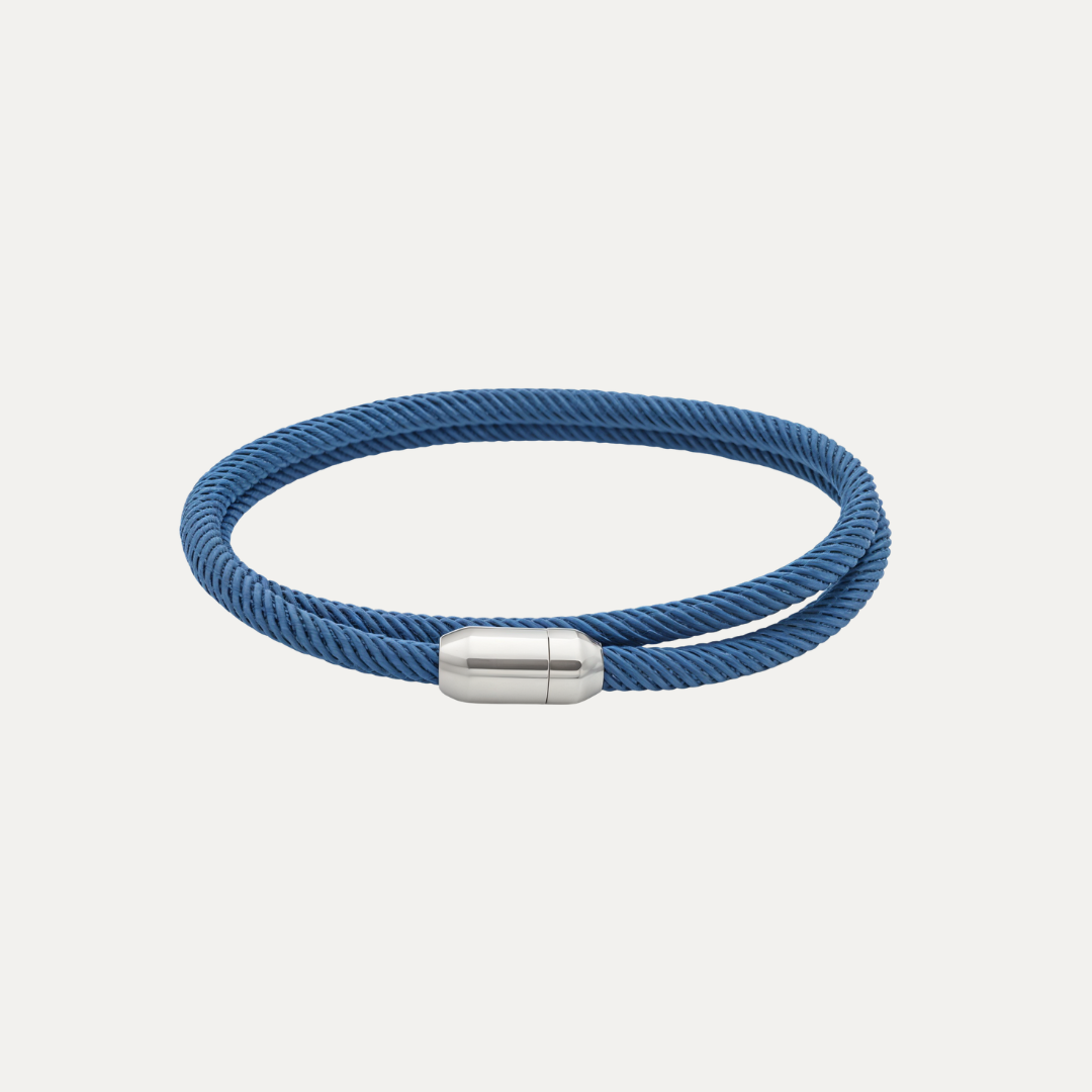 Pulsera Vuelta y Vuelta Azul